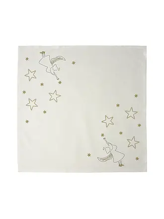 SANDER | Weihnachts Mitteldecke 85x85cm STARDUST Ecru | 